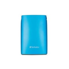 Verbatim Store 'n' Go USB 2.0 Portable Hard Drive 500GB Caribbean Blue disque dur externe 500 Go 5400 tr min 2.5" Bleu