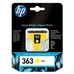 HP 363 cartouche d'encre 1 pièce(s) Original Rendement standard Jaune