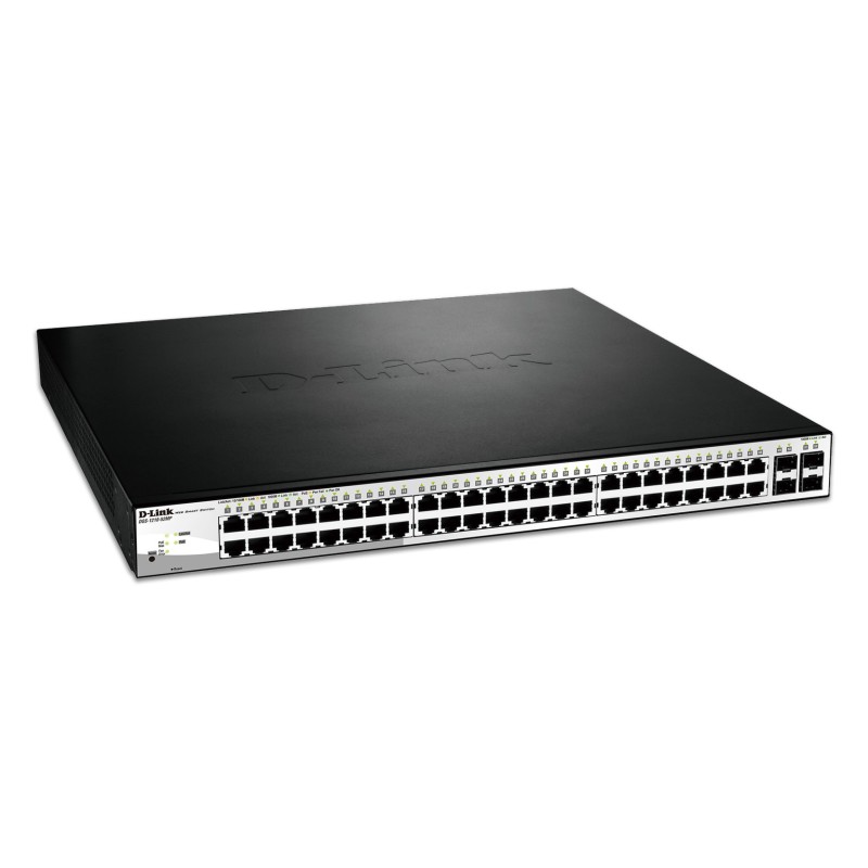 D-Link DGS-1210-52MP Géré L2 Gigabit Ethernet (10/100/1000) Connexion Ethernet, supportant l'alimentation via ce port (PoE) D-Link DGS-1210-52MP Géré L2 Gigabit Ethernet (10/100/1000) Connexion Ethernet, supportant l'alimentation via ce port (PoE)