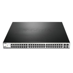 D-Link DGS-1210-52MP Géré L2 Gigabit Ethernet (10/100/1000) Connexion Ethernet, supportant l'alimentation via ce port (PoE)