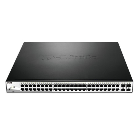 D-Link DGS-1210-52MP Géré L2 Gigabit Ethernet (10/100/1000) Connexion Ethernet, supportant l'alimentation via ce port (PoE)
