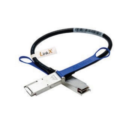 Lenovo 0.75m Mellanox QSFP Passive DAC câble InfiniBand et à fibres optiques 0,75 m Noir, Bleu