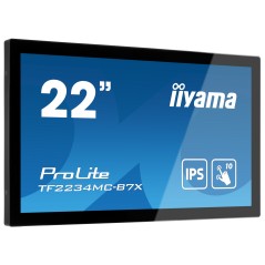 iiyama ProLite TF2234MC-B7X écran plat de PC 54,6 cm (21.5") 1920 x 1080 pixels Full HD LED Écran tactile Multi-utilisateur Noir
