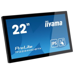 iiyama ProLite TF2234MC-B7X écran plat de PC 54,6 cm (21.5") 1920 x 1080 pixels Full HD LED Écran tactile Multi-utilisateur Noir