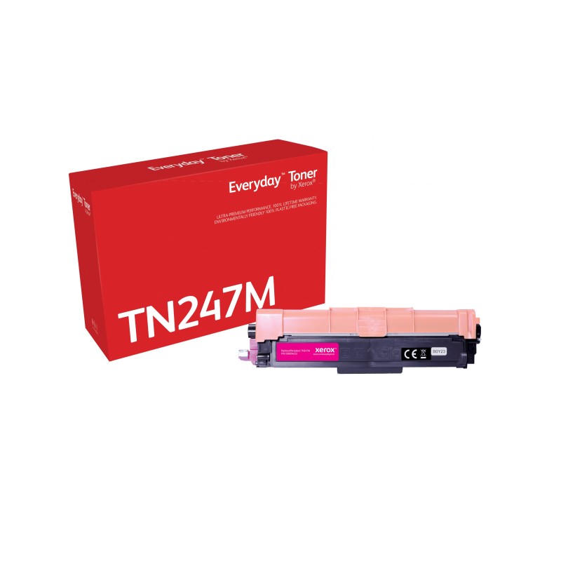 Toner Magenta Everyday™ de Xerox compatible avec Brother TN247M, Grande capacité Toner Magenta Everyday™ de Xerox compatible avec Brother TN247M, Grande capacité