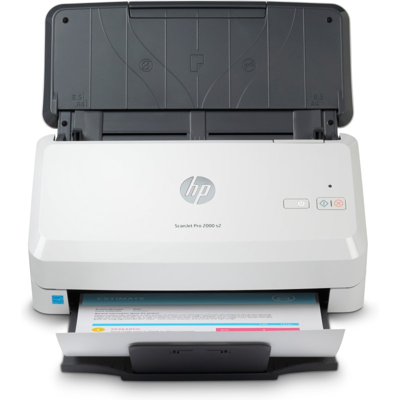 HP Scanjet Pro 2000 s2 Sheet-feed Scanner Alimentation feuille à feuille de scanner 600 x 600 DPI A4 Noir, Blanc HP Scanjet Pro 2000 s2 Sheet-feed Scanner Alimentation feuille à feuille de scanner 600 x 600 DPI A4 Noir, Blanc