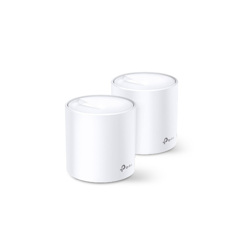 TP-Link Deco X20 (2-pack) Bi-bande (2,4 GHz / 5 GHz) Wi-Fi 5 (802.11ac) Blanc Interne TP-Link Deco X20 (2-pack) Bi-bande (2,4 GHz / 5 GHz) Wi-Fi 5 (802.11ac) Blanc Interne