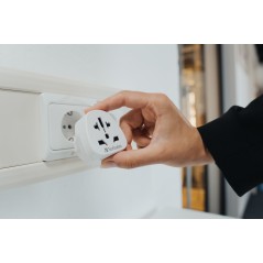 Verbatim WTEU-02 adaptateur prise d'alimentation Type F Universel Blanc