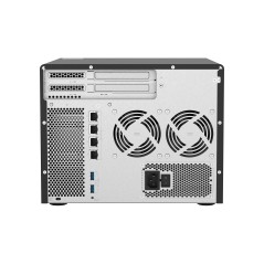 QNAP TS-h886 NAS Tower Intel® Xeon® D D-1602 8 Go DDR4 0 To QuTS hero Noir
