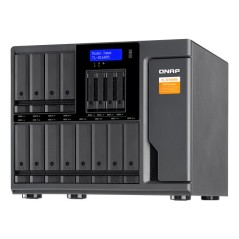 QNAP TL-D1600S Boîtier de disques de stockage Boîtier disque dur SSD Noir, Gris 2.5 3.5"