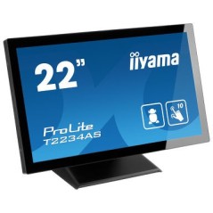 iiyama ProLite T2234AS-B1 écran plat de PC 54,6 cm (21.5") 1920 x 1080 pixels Full HD Écran tactile Multi-utilisateur Noir