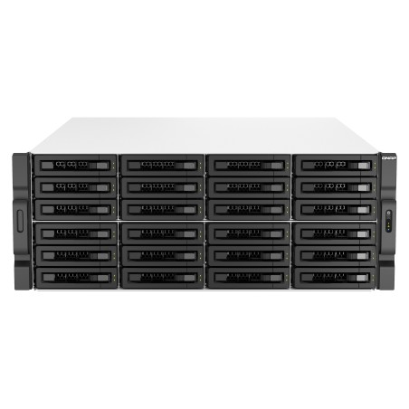 QNAP TS-H3087XU-RP NAS Rack (4 U) Intel Xeon E E-2378 64 Go DDR4 0 To QuTS hero Noir, Blanc