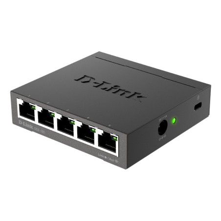 D-Link DGS-105 Non-géré L2 Gigabit Ethernet (10/100/1000) Noir