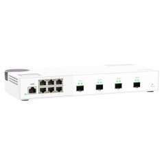 QNAP QSW-M2106-4S commutateur réseau Géré L2 2.5G Ethernet (100/1000/2500) Blanc