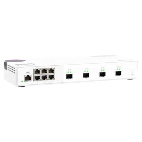 QNAP QSW-M2106-4S commutateur réseau Géré L2 2.5G Ethernet (100/1000/2500) Blanc