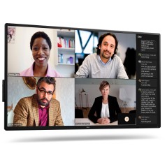 DELL P5525QC Écran plat de signalisation numérique 138,8 cm (54.6") LCD 400 cd m² 4K Ultra HD Noir