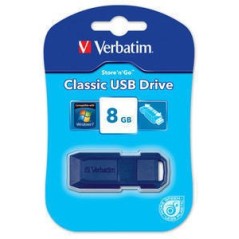Verbatim Classic USB Drive 8GB lecteur USB flash 8 Go USB Type-A 2.0 Bleu