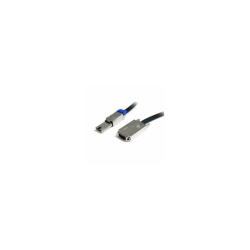 Fujitsu D:SAS12G-1M-2S-3ML câble Serial Attached SCSI (SAS) 3 m 12 Gbit/s Noir, Blanc