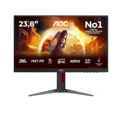 AOC G4 24G4HA écran plat de PC 60,5 cm (23.8") 1920 x 1080 pixels Full HD LED Noir, Rouge
