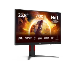 AOC G4 24G4HA écran plat de PC 60,5 cm (23.8") 1920 x 1080 pixels Full HD LED Noir, Rouge