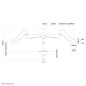 Neomounts FPMA-D950D Support d'écran à fixer 10-27" - ressort à gaz Neomounts FPMA-D950D Support d'écran à fixer 10-27" - ressort à gaz