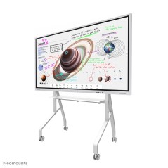 Neomounts FL50-525WH1 Support au sol mobile pour écran 55-86" - installation rapide - TÜV