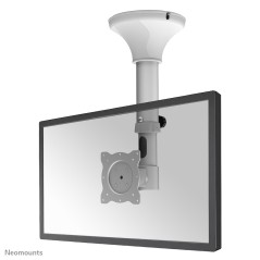Neomounts FPMA-C025SILVER Support de plafond pour écran de 10-30" - h37-47 cm - inclinable