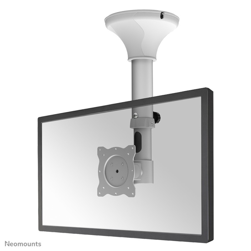 Neomounts FPMA-C025SILVER Support de plafond pour écran de 10-30" - h37-47 cm - inclinable