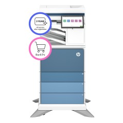 HP LaserJet Imprimante multifonction Color Enterprise Flow 6800zfsw