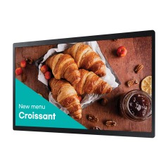 Samsung QB24C Écran plat de signalisation numérique 61 cm (24") LED Wifi 250 cd/m² Full HD Noir Intégré dans le processeur