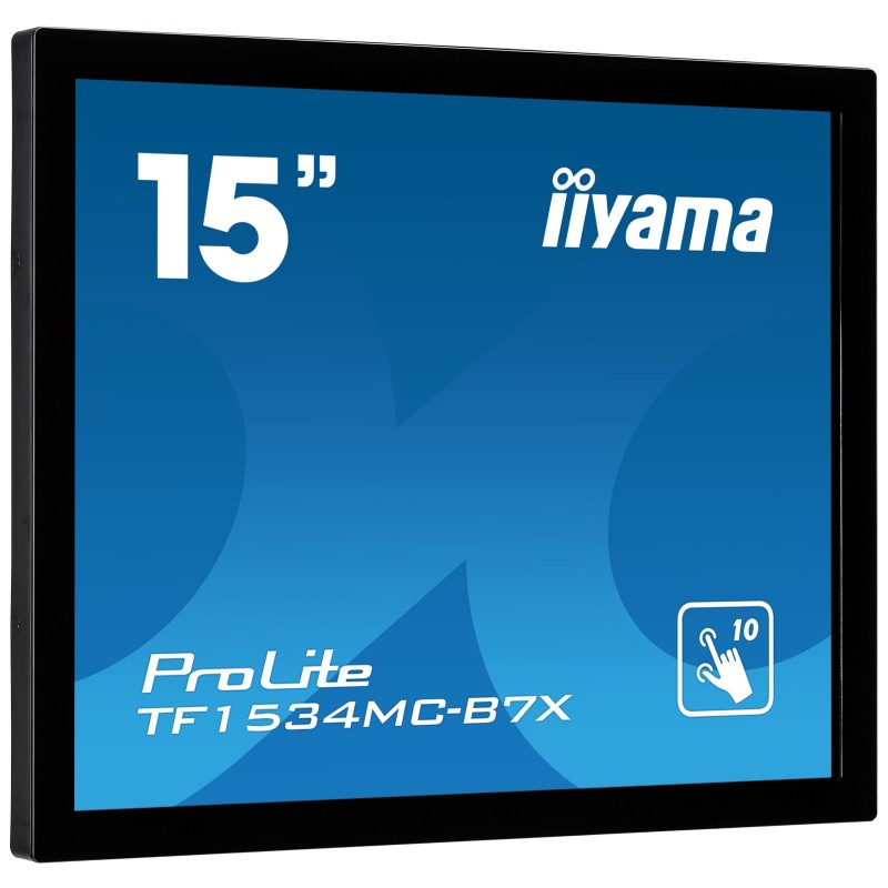 iiyama TF1534MC-B7X écran plat de PC 38,1 cm (15") 1024 x 768 pixels XGA LED Écran tactile Multi-utilisateur Noir