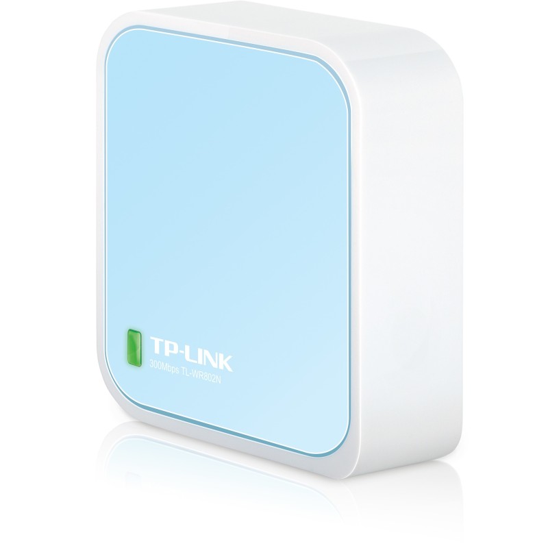TP-Link TL-WR802N routeur sans fil Fast Ethernet Monobande (2,4 GHz) Bleu, Blanc TP-Link TL-WR802N routeur sans fil Fast Ethernet Monobande (2,4 GHz) Bleu, Blanc