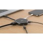 D-Link DUB-M420 station d'accueil Avec fil Thunderbolt 3 Aluminium, Noir