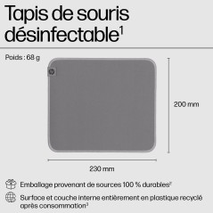 HP Tapis de souris désinfectable 100