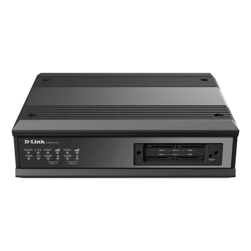 D-Link 4G LTE In-Vehicle Hotspot Routeur connecté Gigabit Ethernet Noir
