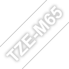 Brother TZE-M65 ruban d'étiquette Transparent