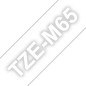Tape/TZEM65 36mm WhiteOnClear Matte