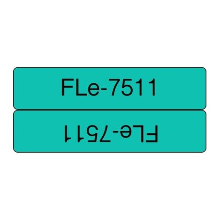 Tape/FLE7511 21mm x 45mm BKOnGreen