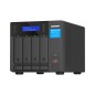 QNAP TVS-H474 NAS Tower Intel® Core™ i3 i3-12100 8 Go DDR4 0 To QuTS hero Noir