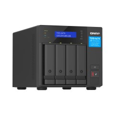 QNAP TVS-H474 NAS Tower Intel® Core™ i3 i3-12100 8 Go DDR4 0 To QuTS hero Noir