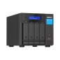 QNAP TVS-H474 NAS Tower Intel® Core™ i3 i3-12100 8 Go DDR4 0 To QuTS hero Noir