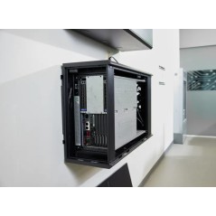 APC NetShelter WX - Coffret à montage mural - 6U verticaux - ventillateurs 230 V
