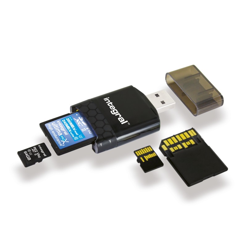 Integral INCRUSB3.0SDMSDU2 lecteur de carte mémoire Integral INCRUSB3.0SDMSDU2 lecteur de carte mémoire