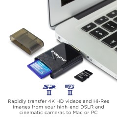 Integral INCRUSB3.0SDMSDU2 lecteur de carte mémoire