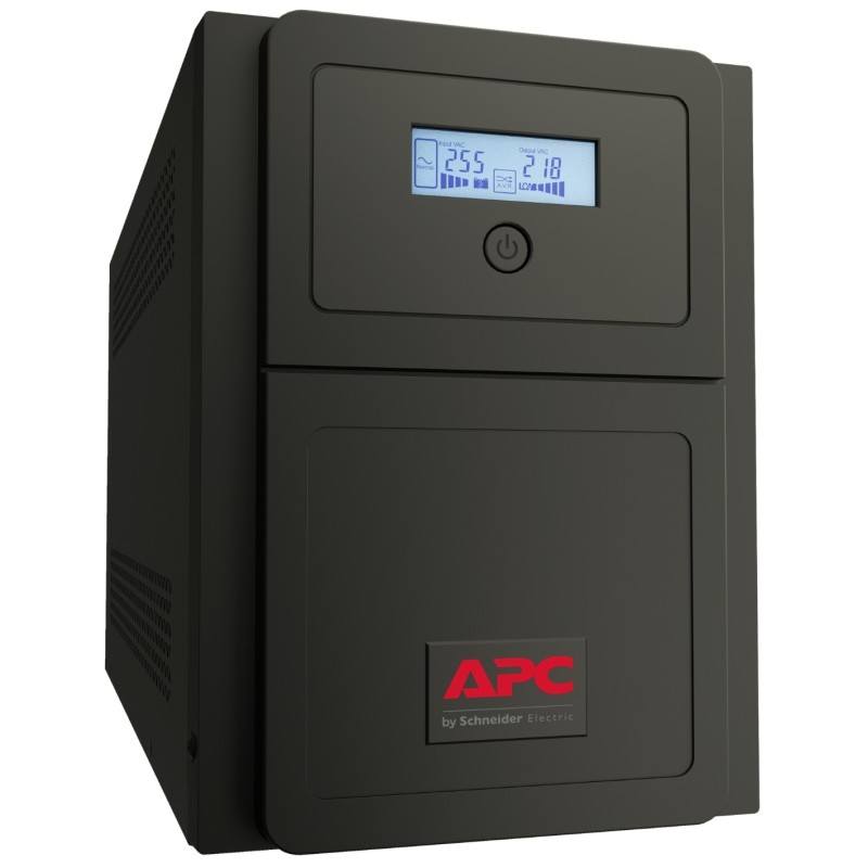 APC Easy UPS SMV alimentation d'énergie non interruptible Interactivité de ligne 1,5 kVA 1050 W 6 sortie(s) CA APC Easy UPS SMV alimentation d'énergie non interruptible Interactivité de ligne 1,5 kVA 1050 W 6 sortie(s) CA