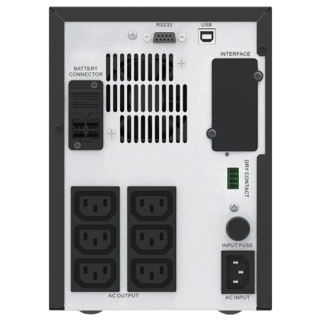 APC Easy UPS SMV alimentation d'énergie non interruptible Interactivité de ligne 1,5 kVA 1050 W 6 sortie(s) CA