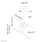 Neomounts PLASMA-C100 Support de plafond pour écran 37-75" - h67-107 cm Neomounts PLASMA-C100 Support de plafond pour écran 37-75" - h67-107 cm