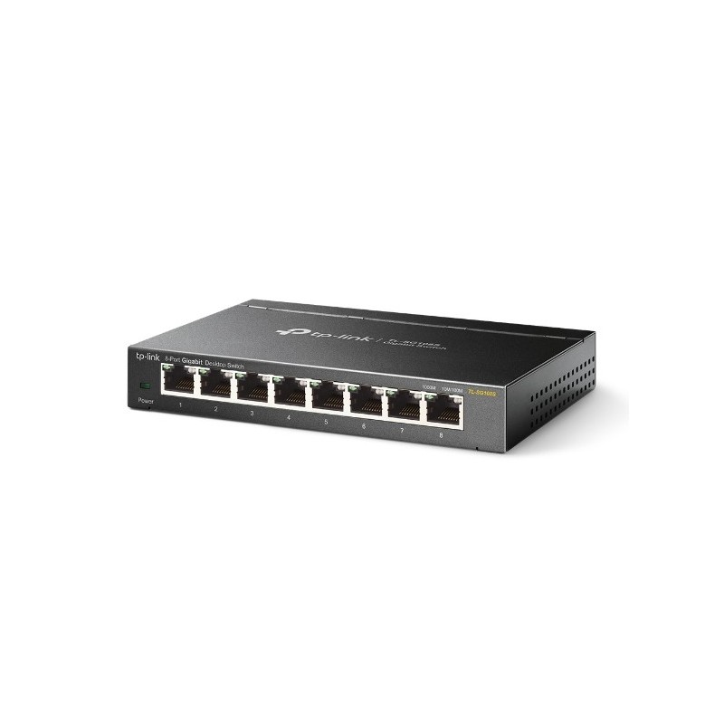 TP-Link Omada TL-SG108S commutateur réseau Non-géré Gigabit Ethernet (10/100/1000) Noir TP-Link Omada TL-SG108S commutateur réseau Non-géré Gigabit Ethernet (10/100/1000) Noir