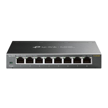 TP-Link Omada TL-SG108S commutateur réseau Non-géré Gigabit Ethernet (10/100/1000) Noir