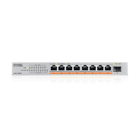 Zyxel XMG-108HP Non-géré 2.5G Ethernet (100/1000/2500) Connexion Ethernet, supportant l'alimentation via ce port (PoE)